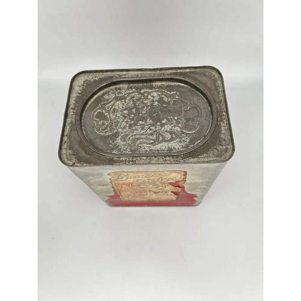 Early 1900's Breakfast Delight Steel‎ Cut Coffee Can Thomson & Taylor - #234